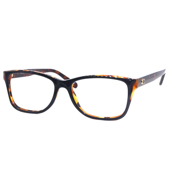 COACH HC6129 5446 CAT EYE BLACK TORTOISE EYEGLASSES FRAMES 54-16-140 - Picture 1 of 4